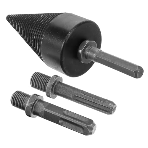Sewroro Schwerer Holzspaltbohrer mit Austauschbaren Bohrköpfen Kompatibel für Hand Elektro und Hammerbohrmaschinen Langlebiger Kegelspalter für Vielseitiges Brennholzspalten Set Sewroro Schwerer Holzspaltbohrer mit Austauschbaren Bohrköpfen Kompatibel für Hand Elektro und Hammerbohrmaschinen Langlebiger Kegelspalter für Vielseitiges Brennholzspalten Set von Sewroro