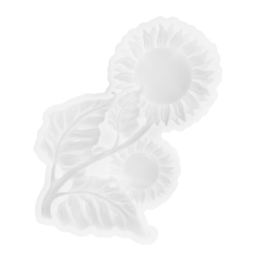 Sewroro Silikon Gießform Sonnenblume DIY Silikonform für Wanddeko Kunstblumen Basteln Wiederverwendbar Flexible Sonnenblumenform für Harz Epoxidharz und Dekoration von Sewroro