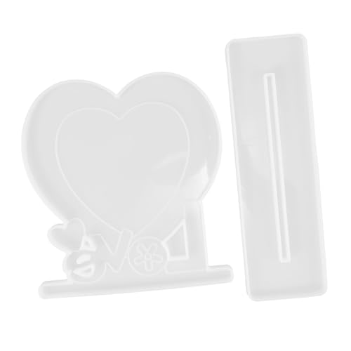 Sewroro Silikon Gießform für DIY Foto Set Liebe Herzform Silikonform für Epoxidharz Praktisch Wiederverwendbar und Leicht zu Reinigen für Heimdekoration und Handwerk Sewroro Silikon Gießform für DIY Foto Set Liebe Herzform Silikonform für Epoxidharz Praktisch Wiederverwendbar und Leicht zu Reinigen für Heimdekoration und Handwerk von Sewroro