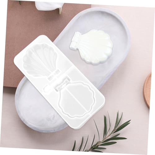 Sewroro Silikon Gießform für DIY Make Up Spiegel Flexible Wiederverwendbare Bastelform aus Langlebigem Silikon Teiligem mit Muschel Design für Harzkunst und Handarbeit Sewroro Silikon Gießform für DIY Make Up Spiegel Flexible Wiederverwendbare Bastelform aus Langlebigem Silikon Teiligem mit Muschel Design für Harzkunst und Handarbeit von Sewroro