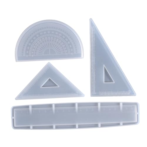 Sewroro Silikon Lineal Form für DIY Bastelprojekte Präzise Messwerkzeuge Gießform für Gerades Lineal Dreieckslineal und Winkelmesser Vielseitig und Komplett für Individuelles Herstellen Sewroro Silikon Lineal Form für DIY Bastelprojekte Präzise Messwerkzeuge Gießform für Gerades Lineal Dreieckslineal und Winkelmesser Vielseitig und Komplett für Individuelles Herstellen von Sewroro