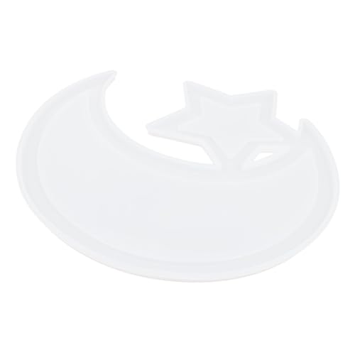 Sewroro Silikonform DIY Tray mit Mond Stern Flexible Epoxidharz Gießform für Handgemachte Schmucktabletts Leicht und Kompakt für Kreative Bastelprojekte und Dekoration Sewroro Silikonform DIY Tray mit Mond Stern Flexible Epoxidharz Gießform für Handgemachte Schmucktabletts Leicht und Kompakt für Kreative Bastelprojekte und Dekoration von Sewroro