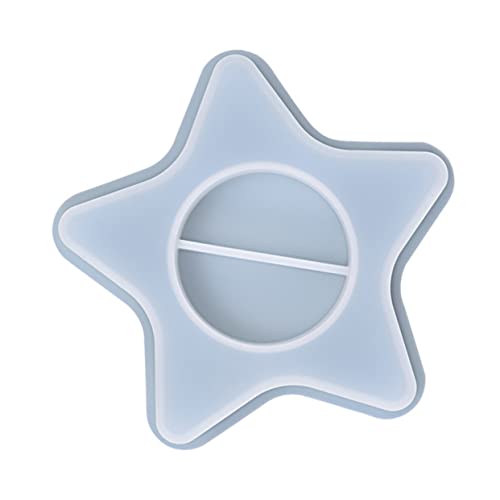 Sewroro Silikonform Fünfzackiger Stern Kerzenhalter Gießform DIY Desktop Ornament Harzform für Handgemachte Kerzenhalter Bastelprojekte Zuhause Dekoration Sewroro Silikonform Fünfzackiger Stern Kerzenhalter Gießform DIY Desktop Ornament Harzform für Handgemachte Kerzenhalter Bastelprojekte Zuhause Dekoration von Sewroro