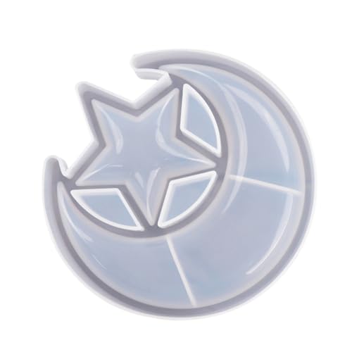 Sewroro Silikonform Mond und Stern DIY Epoxidharz Gießform Hitze und Kältebeständig Kreative Bastel Schale für Schmuckaufbewahrung und Dekoration Sewroro Silikonform Mond und Stern DIY Epoxidharz Gießform Hitze und Kältebeständig Kreative Bastel Schale für Schmuckaufbewahrung und Dekoration von Sewroro