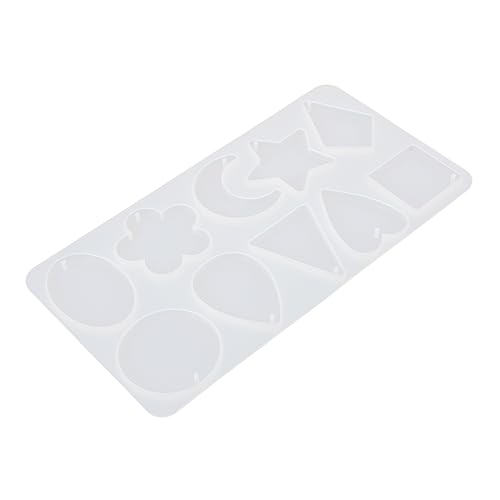 Sewroro Silikonform Ohrring Anhänger Epoxidharz Gießform Flexibel Langlebig für DIY Schmuckherstellung Sicher Bpa Frei Leicht zu Reinigen Wiederverwendbar Teiliges Herz und Designs Sewroro Silikonform Ohrring Anhänger Epoxidharz Gießform Flexibel Langlebig für DIY Schmuckherstellung Sicher Bpa Frei Leicht zu Reinigen Wiederverwendbar Teiliges Herz und Designs von Sewroro