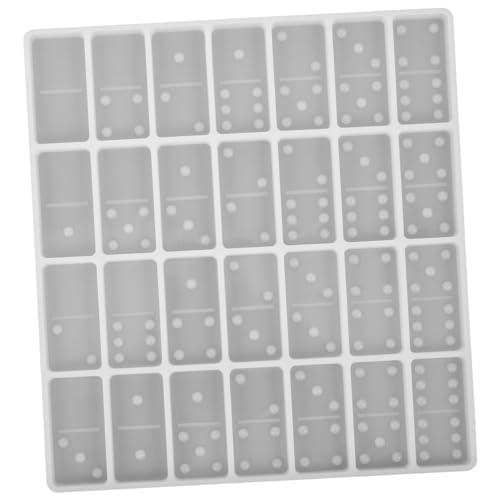Sewroro Silikonform für Domino DIY Flexible Gießform Hochwertigem Silikon für Kreative Bastelprojekte Einfach zu Reinigen Verwenden für Epoxidharz Gießen von Sewroro