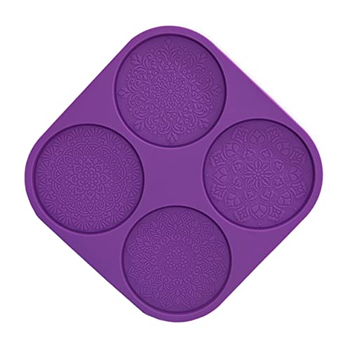 Sewroro Silikonform für Mandala Untersetzer Flexible Epoxidharz Gießform Rutschfeste DIY Silikon Untersetzerform Langlebig Hautfreundlich für Bastelprojekte und Geschenkideen Sewroro Silikonform für Mandala Untersetzer Flexible Epoxidharz Gießform Rutschfeste DIY Silikon Untersetzerform Langlebig Hautfreundlich für Bastelprojekte und Geschenkideen von Sewroro