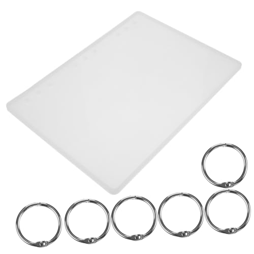 Sewroro Silikonform für Notizbuchhülle Flexible Wiederverwendbare Binder Shell Mold für DIY Epoxidharz Einfache Entnahme Vielseitig für Notizblock Ringbuch und Bastelprojekte von Sewroro
