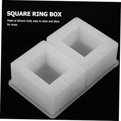 Sewroro Silikonform für Rechteckige Ringbox DIY Silikon Gießform Langlebig Flexibel Wiederverwendbar mit Dekorativem Deckel für Epoxidharz Schmuck Aufbewahrungskasten Geschenkidee Sewroro Silikonform für Rechteckige Ringbox DIY Silikon Gießform Langlebig Flexibel Wiederverwendbar mit Dekorativem Deckel für Epoxidharz Schmuck Aufbewahrungskasten Geschenkidee von Sewroro