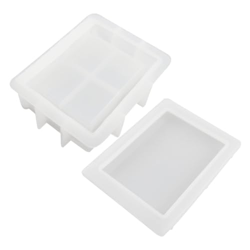 Sewroro Silikonform für Schmuckbox in Buchform Langlebige Epoxidharz Gießform Wiederverwendbar Antihaftbeschichtet DIY Bastelset für Individuelle Schmuck Aufbewahrung für Kreative von Sewroro
