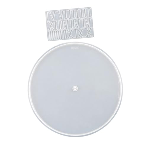 Sewroro Silikonform für Wanduhr Teiliges mit Römischen Ziffern Leicht zu Verwenden für Diy Projekte und Kreative Wanddekoration Kompatibel mit Epoxidharz für Langlebige Kunstwerke Sewroro Silikonform für Wanduhr Teiliges mit Römischen Ziffern Leicht zu Verwenden für Diy Projekte und Kreative Wanddekoration Kompatibel mit Epoxidharz für Langlebige Kunstwerke von Sewroro