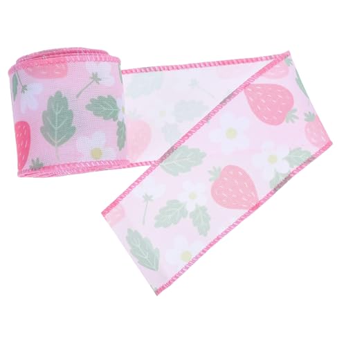 Sewroro Süßes Erdbeer Dekoband Breit Rolle Geschenkverpackung Diy Bastelband Multifunktional für Accessoires und Geschenkverpackungen Sewroro Süßes Erdbeer Dekoband Breit Rolle Geschenkverpackung Diy Bastelband Multifunktional für Accessoires und Geschenkverpackungen von Sewroro
