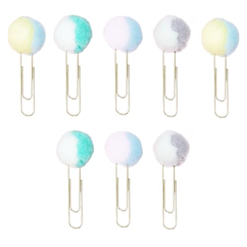Sewroro Teiliges Bunter Büroklammern mit Doppelfarbigen Plüschbällen Langlebige Metallklammern für Scrapbooking Dekorative Große Briefklammern Praktische Büroklammern für Zufällige Farbe Sewroro Teiliges Bunter Büroklammern mit Doppelfarbigen Plüschbällen Langlebige Metallklammern für Scrapbooking Dekorative Große Briefklammern Praktische Büroklammern für Zufällige Farbe von Sewroro