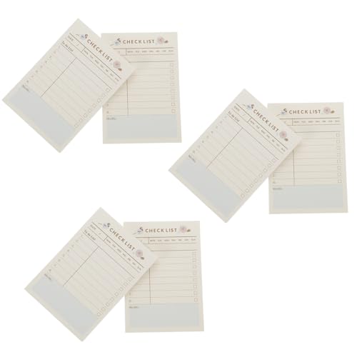 Sewroro Teiliges Selbstklebendes Memo Notizblock Kleine Haftende Notizzettel für To Do Listen Tägliche Planung und Organisationshilfe Büro Schreibwaren aus Robustem Papier Sewroro Teiliges Selbstklebendes Memo Notizblock Kleine Haftende Notizzettel für To Do Listen Tägliche Planung und Organisationshilfe Büro Schreibwaren aus Robustem Papier von Sewroro