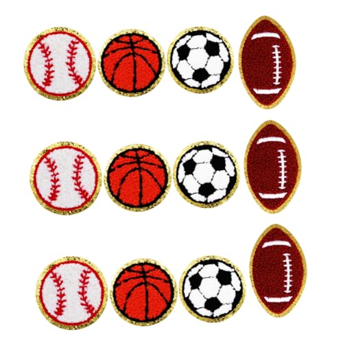Sewroro Teiliges Sports Bügelbilder aus Polyester Bestickte Basketball Fußball Baseball Football Patches Farbecht und Strapazierfähig zum Aufbügeln oder Nähen für DIY Kleidung Taschen Sewroro Teiliges Sports Bügelbilder aus Polyester Bestickte Basketball Fußball Baseball Football Patches Farbecht und Strapazierfähig zum Aufbügeln oder Nähen für DIY Kleidung Taschen von Sewroro