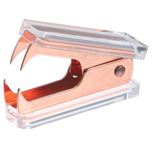 Sewroro Transparenter Acryl Heftklammerentferner mit Ergonomischem Griff Leichtes Handliches Büro Zubehör Robustes Werkzeug zum Mühelosen Entfernen von Klammern für Schule und Zuhause von Sewroro