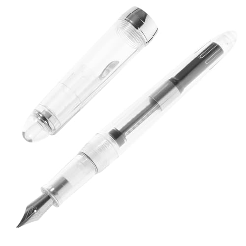 Sewroro Transparenter Füllfederhalter aus Acryl Langlebig und Multifunktional Komfortabel zu Halten als Business für Schule Sowie Bürogebrauch von Sewroro