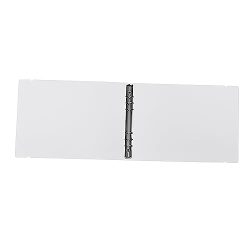 Sewroro Transparenter Ringbinder Nachfüllbares Notizbuch Cover Ordner aus Strapazierfähigem für Büro und Scrapbooking Sewroro Transparenter Ringbinder Nachfüllbares Notizbuch Cover Ordner aus Strapazierfähigem für Büro und Scrapbooking von Sewroro
