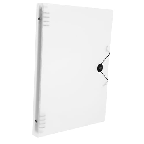 Sewroro Transparentes Mattes Notebook Binder Cover mit Metallclip und Knopfverschluss Leichtes Flexibles Dokumentenorganizer folder für Schule Büro und Mobiles Arbeiten Sewroro Transparentes Mattes Notebook Binder Cover mit Metallclip und Knopfverschluss Leichtes Flexibles Dokumentenorganizer folder für Schule Büro und Mobiles Arbeiten von Sewroro