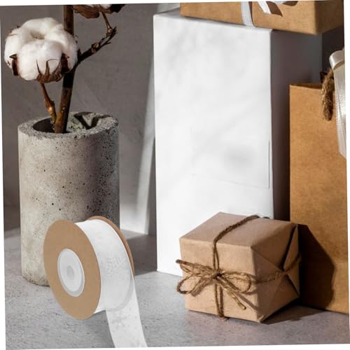 Sewroro Transparentes Schneeflocken geschenkband Breit Weich und Langlebig für Geschenkverpackung Partydekoration und DIY bastelprojekte bei Festlichkeiten von Sewroro