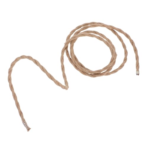 Sewroro Twisted Lamp Rope mit Kupferkern Robustes Juteseil Kabel Rustikales Sicheres Textilkabel für Vintage Pendelleuchten für Wohn und Esszimmerdeko von Sewroro
