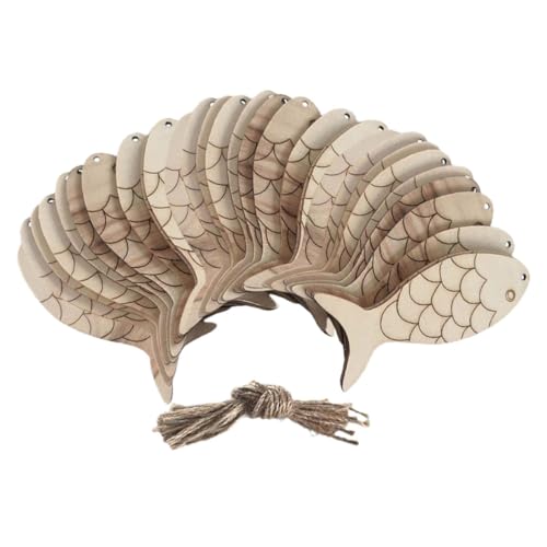 Sewroro Unbehandeltes Fischförmiges Holzanhänger DIY Holzfische mit Naturfarben Vielseitige Bastelstreudeko für Heimdekoration Taufe Kommunion und Weihnachtsdeko Sewroro Unbehandeltes Fischförmiges Holzanhänger DIY Holzfische mit Naturfarben Vielseitige Bastelstreudeko für Heimdekoration Taufe Kommunion und Weihnachtsdeko von Sewroro