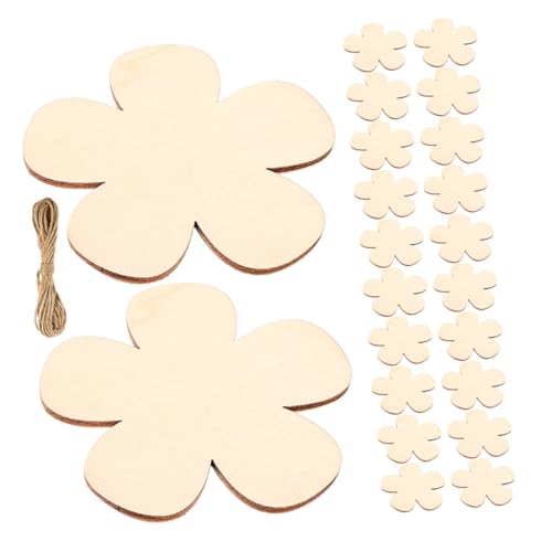 Sewroro Unbemalte Holzblumen Scheiben Teiliges DIY Bastelset aus Holzscheiben mit Glatter Oberfläche für Handwerk Partydekoration Kinderbasteln und Geschenkgestaltung Strapazierfähig und Sewroro Unbemalte Holzblumen Scheiben Teiliges DIY Bastelset aus Holzscheiben mit Glatter Oberfläche für Handwerk Partydekoration Kinderbasteln und Geschenkgestaltung Strapazierfähig und von Sewroro