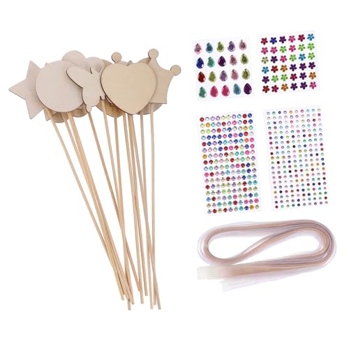 Sewroro Unfertige Holz Zauberstäbe DIY Bastelstäbe für Glatte Kanten Bemalbar mit Aufklebern und Bändern Kreative Holz Fee Sticks für Party und Malspaß Sewroro Unfertige Holz Zauberstäbe DIY Bastelstäbe für Glatte Kanten Bemalbar mit Aufklebern und Bändern Kreative Holz Fee Sticks für Party und Malspaß von Sewroro