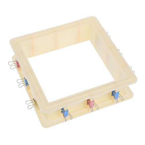 Sewroro Verstellbarer Kunststoff Mold Rahmen für Silikonformen Abnehmbar und Langlebig für Diy Resin Seifen und Kerzenherstellung Vielseitig Einsetzbar in und Hobbybereich von Sewroro