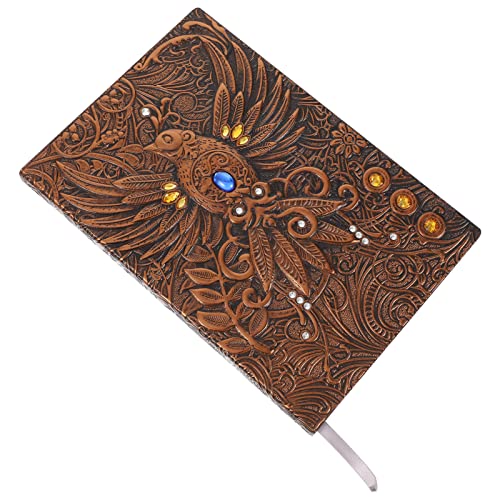 Sewroro Vintage Hardcover Notizbuch mit Geprägtem Phoenix Muster Retro Notizblock für Tagebuch Kreatives Schreiben und Skizzen Perfektes für Schule und Büro Sewroro Vintage Hardcover Notizbuch mit Geprägtem Phoenix Muster Retro Notizblock für Tagebuch Kreatives Schreiben und Skizzen Perfektes für Schule und Büro von Sewroro
