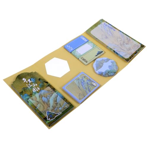 Sewroro Vintage Notepad mit Fach Faltbarem Klebendem Schreibblock Praktischem Haftnotizblock für Büro Schule und Zuhause zum Organisieren Planen und Erinnern Sewroro Vintage Notepad mit Fach Faltbarem Klebendem Schreibblock Praktischem Haftnotizblock für Büro Schule und Zuhause zum Organisieren Planen und Erinnern von Sewroro