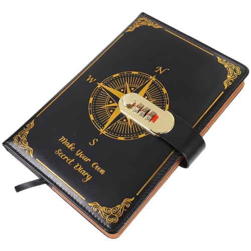 Sewroro Vintage Notizbuch mit Zahlenschloss Retro Schreibblock für Schüler und Büro Langlebiges PU Leder Tagebuch Sicheres Passwort Journal für Planung und Persönliche Notizen Sewroro Vintage Notizbuch mit Zahlenschloss Retro Schreibblock für Schüler und Büro Langlebiges PU Leder Tagebuch Sicheres Passwort Journal für Planung und Persönliche Notizen von Sewroro
