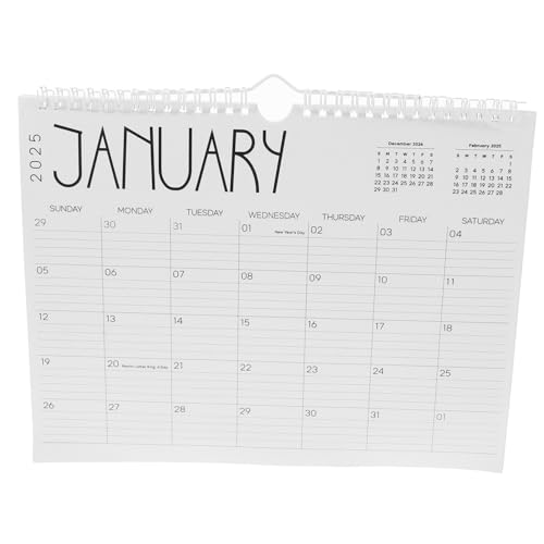 Sewroro Wandkalender mit Notizblöcken Monate von bis Vielseitig Einsetzbar für Zuhause Büro und Schule Internationaler Feiertage und Ästhetischem von Sewroro