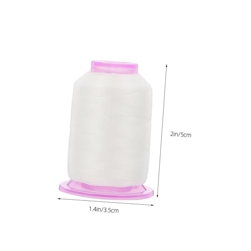 Sewroro Wasserlöslicher Stickgarn Yards Weiß Viskosefaden Für Nähmaschine Handwerk Kleidung Zubehör Vielseitig Löslich Baumwolle Seide Leinen Geeignet von Sewroro