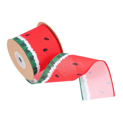 Sewroro Wassermelonen dekoband Polyester Geschenkband für DIY Basteln Geschenkverpackung Blumensträuße Sommerparty Feier Dekoration Wiederverwendbar Farbenfroh und Vielseitig Einsetzbar Sewroro Wassermelonen dekoband Polyester Geschenkband für DIY Basteln Geschenkverpackung Blumensträuße Sommerparty Feier Dekoration Wiederverwendbar Farbenfroh und Vielseitig Einsetzbar von Sewroro