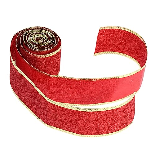 Sewroro Weihnachtsdekorationsband Weihnachtsweinleseband Ornamente Hochzeit Weihnachtsbögen Dekorationen Drinnen Lametta Weihnachtsbänder Mit Verdrahteten Kanten Weihnachten Funkeln Rot Sewroro Weihnachtsdekorationsband Weihnachtsweinleseband Ornamente Hochzeit Weihnachtsbögen Dekorationen Drinnen Lametta Weihnachtsbänder Mit Verdrahteten Kanten Weihnachten Funkeln Rot von Sewroro