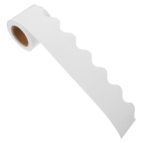 Sewroro Weiße Abnehmbare Pinnwand Bordüre mit Gewelltem Dekoratives Randpapier für Klassenzimmer Büro Tafeln Fenster und Türdekoration Feines Border Trim für Bulletin Boards Sewroro Weiße Abnehmbare Pinnwand Bordüre mit Gewelltem Dekoratives Randpapier für Klassenzimmer Büro Tafeln Fenster und Türdekoration Feines Border Trim für Bulletin Boards von Sewroro