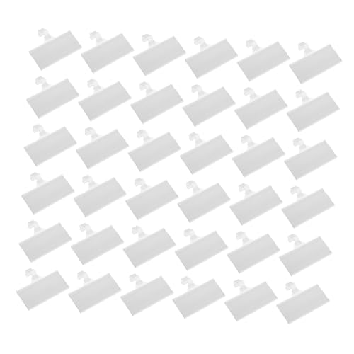 Sewroro Wiederverwendbare Kunststoff-etikettenhalter für Drahtregale Stabile Rutschfeste Preisschild-clips mit Abwischbaren Pvc-karten für Supermarkt Einzelhandelsregale Sewroro Wiederverwendbare Kunststoff-etikettenhalter für Drahtregale Stabile Rutschfeste Preisschild-clips mit Abwischbaren Pvc-karten für Supermarkt Einzelhandelsregale von Sewroro