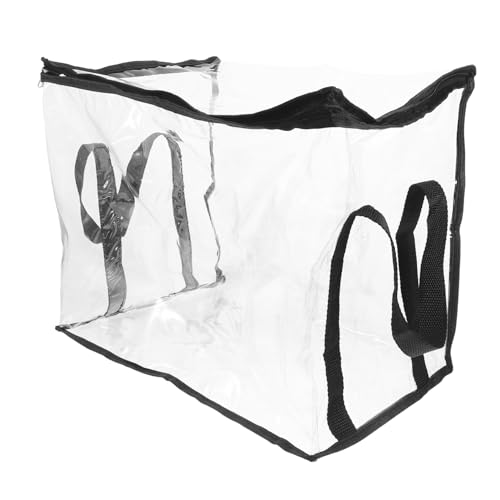 Sewroro tragbare Aufbewahrungstasche Aktentaschen Tasche für das Amt PVC-Büchertasche Aktenorganisatortasche Dateien Tasche löschen Albumtasche tragbare Büchertasche Polyester Schwarz von Sewroro