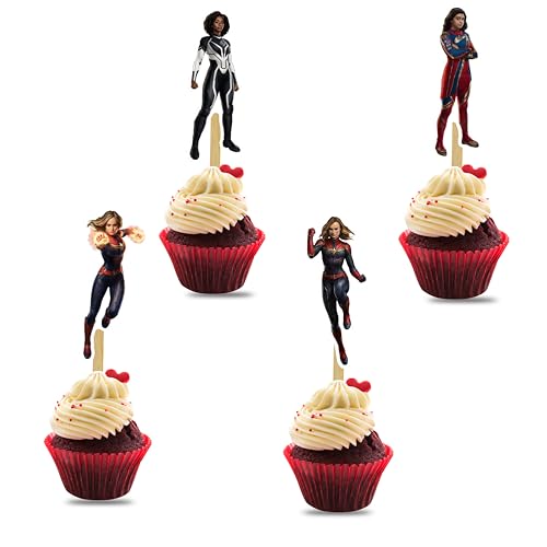Cptan mrvl Cupcake Topper - Geburtstagsdekorationen Cptan mrvl Cupcake Topper - Geburtstagsdekorationen von Seyal