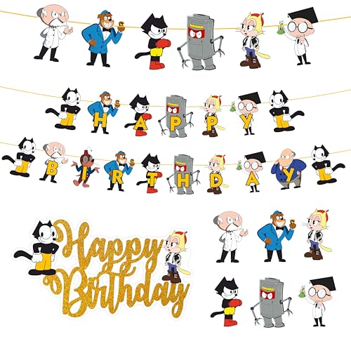 Felx die Katze Thema Geburtstag Party Supplies - Geburtstagsdekorationen von Seyal