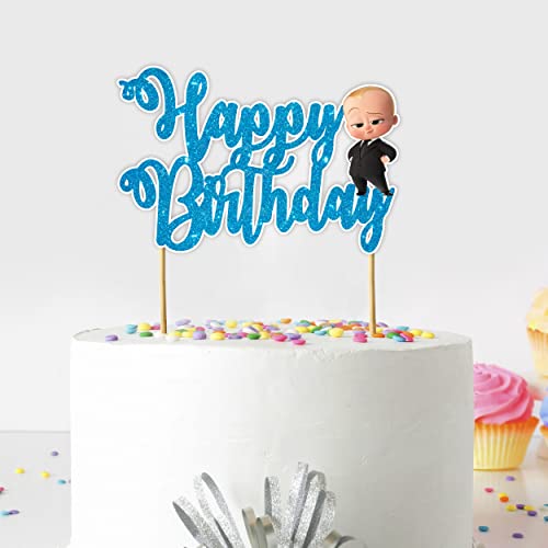 Seyal® Baby Boss Kuchendekoration "Happy Birthday" von Seyal