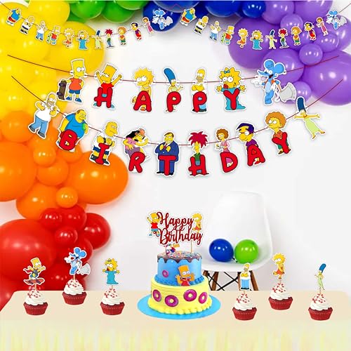 Seyal® Brt Simpson Thema Geburtstag Party Supplies von Seyal