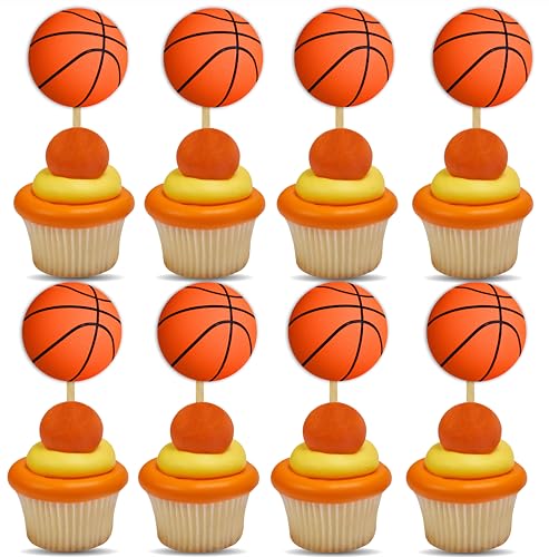 Seyal® Cupcake-Topper mit Basketball von Seyal
