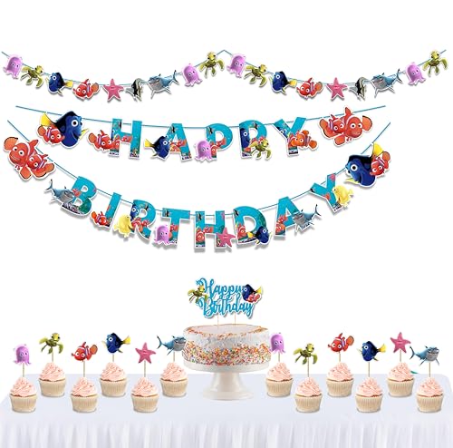 Seyal® Findng Nemo Theme Birthday Party Supplies von Seyal