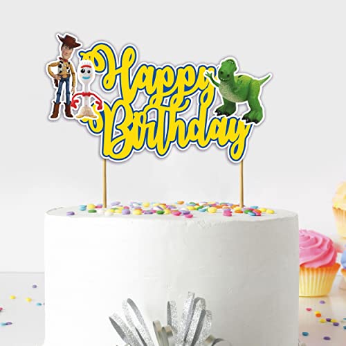 Seyal® Geburtstagsfeier Dekoration - Toy Story Happy Birthday Tortenaufsatz von Seyal