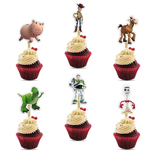 Seyal® Geburtstagsparty-Dekoration - Toy Story Cupcake Topper von Seyal