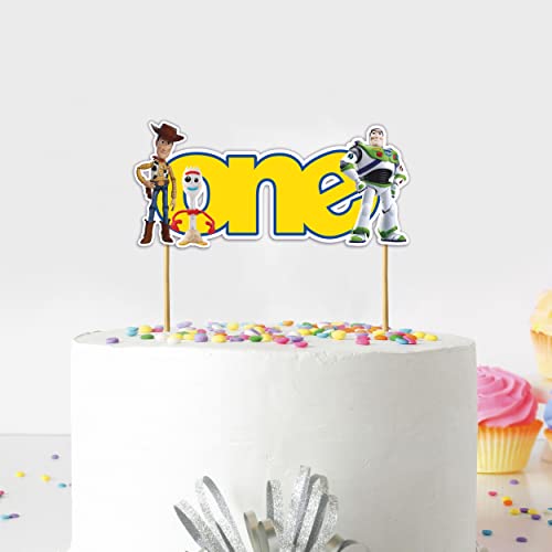 Seyal® Geburtstagsparty-Dekoration – Toy Story One Tortenaufsatz von Seyal