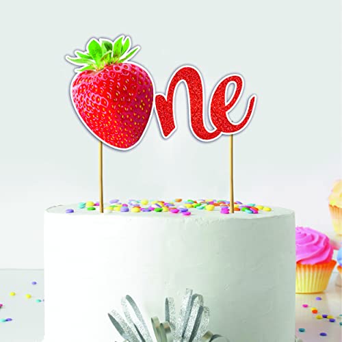 Seyal® Geburtstagsparty-Dekoration – echte Erdbeere für einen Kuchen von Seyal