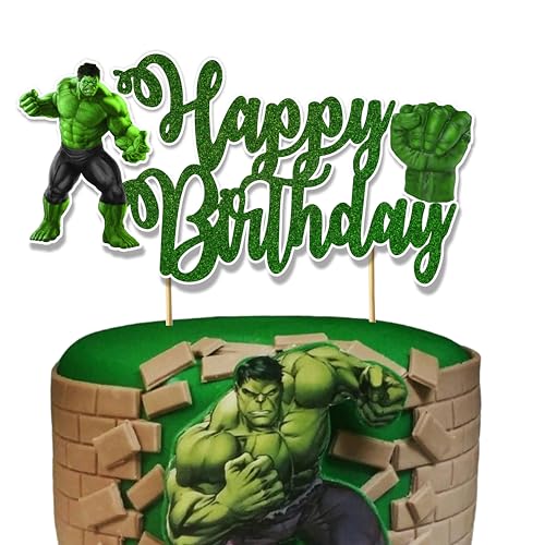 Seyal® Hulk Happy Birthday Kuchendekoration von Seyal